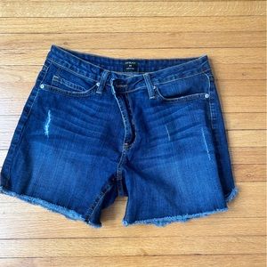 Cute, Sexy Short Raw Hem Jean Shorts